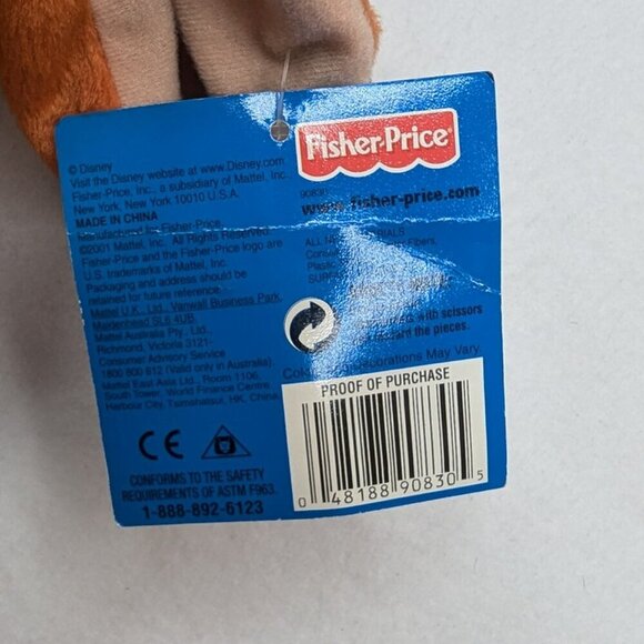 NWT Disney Bambi 2001 Plush w/ Butterfly (Mattel/Fisher Price) Large 20" - Picture 10 of 13